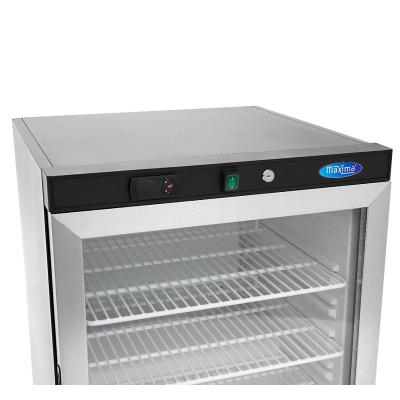 Maxima Lednice - 200 l - černá - se skleněnými dveřmi |  09405008